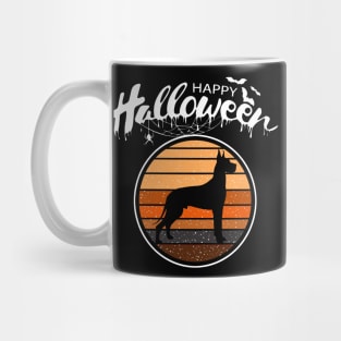 Funny Happy Halloween Beautiful Great Dane Men Women Kids Mug